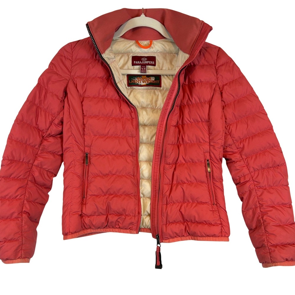 Authentic Parajumpers Kids‎ Lightweight Down Filled Puffer Jacket Coral Size YS
